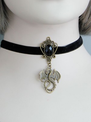 Dragon Pendant Choker