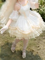 【Dream Dance】~Lolita Jumperskirt~Grace Corset Slim~Short ballet Dress