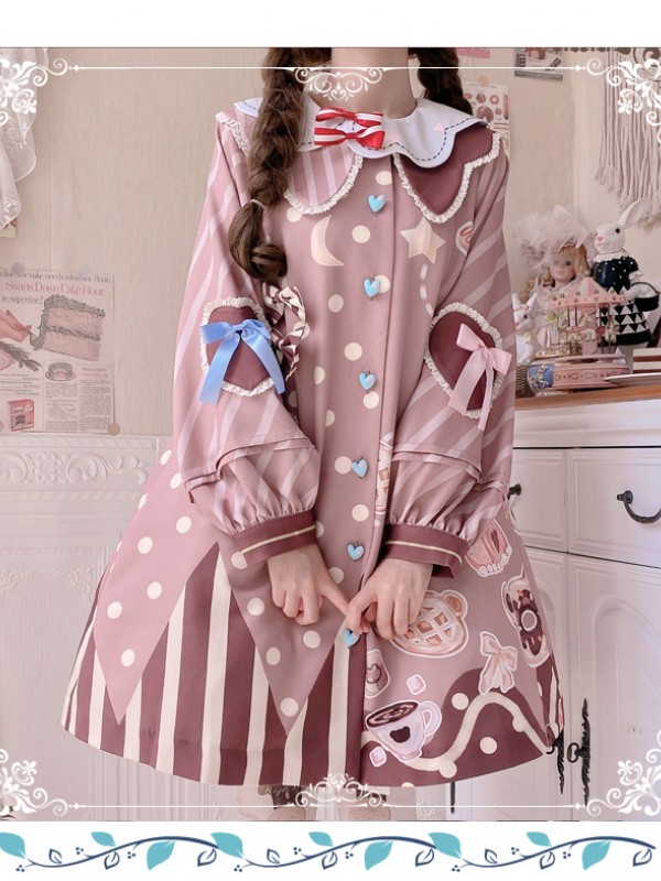 Eieyomi - Bear Afternoon Tea One-piece