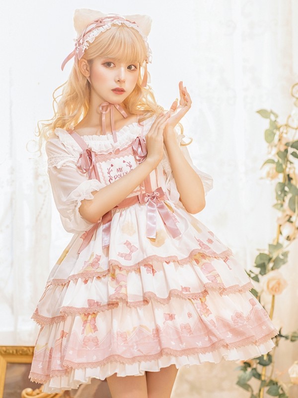 Eieyomi - Rock Candy Cat Jumperskirt Eieyomi - Rock Candy Cat Jumperskirt
