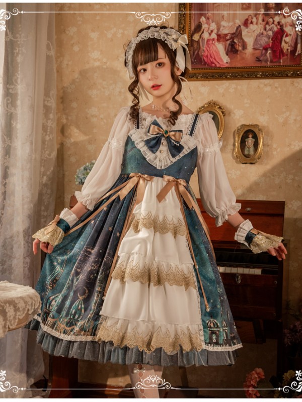 Eieyomi - Magic Lamp Night Jumperskirt