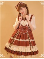 Eieyomi - Milk Coffee Jumperskirt Eieyomi - Milk Coffee Jumperskirt