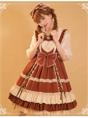 Eieyomi - Milk Coffee Jumperskirt