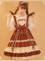 Eieyomi - Milk Coffee Jumperskirt Eieyomi - Milk Coffee Jumperskirt