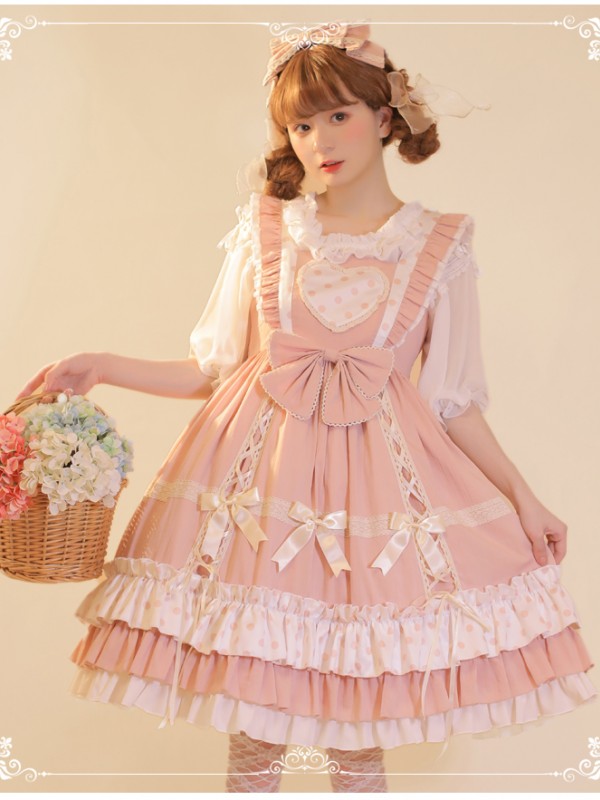 Eieyomi - Milk Coffee Jumperskirt Eieyomi - Milk Coffee Jumperskirt
