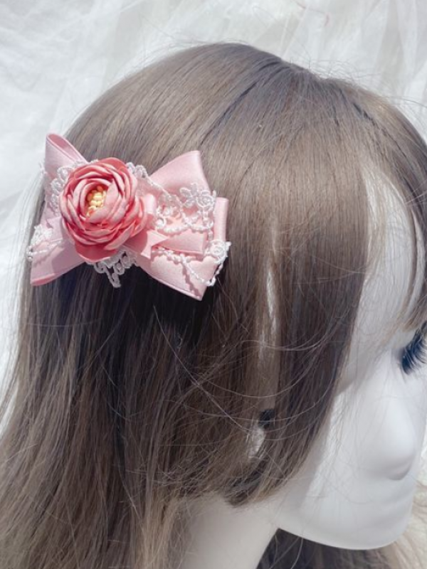 Elegant Large Flower Hair Clip