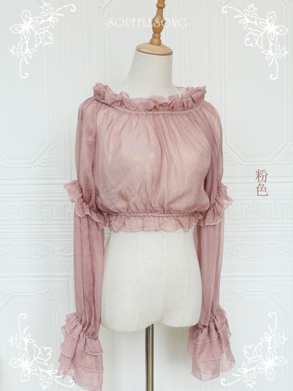 Soufflesong - Eternal Summer Elegant Long Sleeve Blouse Soufflesong - Eternal Summer Elegant Long Sleeve Blouse
