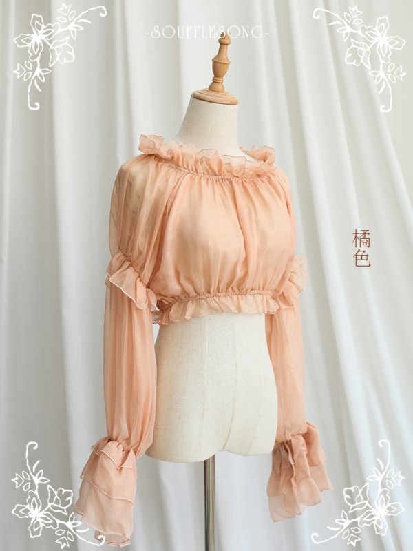 Soufflesong - Eternal Summer Elegant Long Sleeve Blouse Soufflesong - Eternal Summer Elegant Long Sleeve Blouse