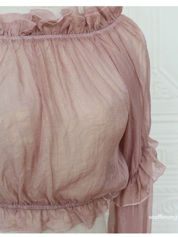 Soufflesong - Eternal Summer Elegant Long Sleeve Blouse Soufflesong - Eternal Summer Elegant Long Sleeve Blouse