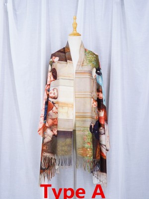 European Oil Painting Scarf 027