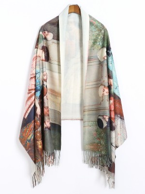 European Oil Painting Scarf 027