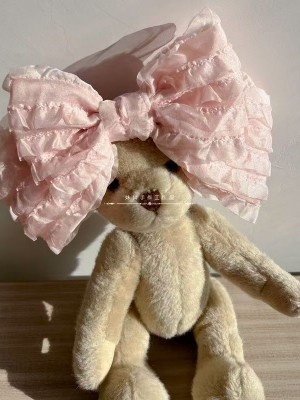 maid Loita  double-layer bow hairpin