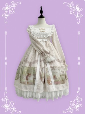 Fairy Tale Long Sleeve Lace One-piece