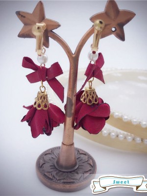 Flower Ear Clips