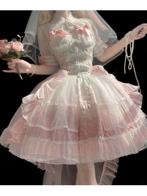 【Fog Love】~Lolita~Wedding style Fairy Jumperskirt