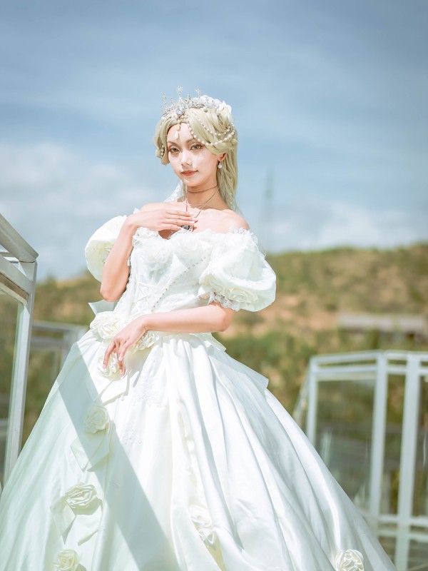 For My Princess Elegant Vintage Wedding One-piece For My Princess Elegant Vintage Wedding One-piece