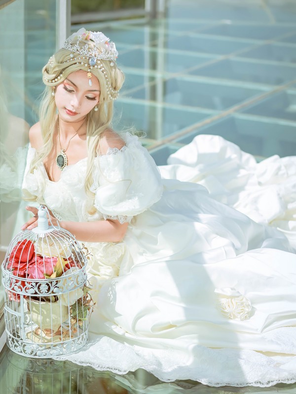 For My Princess Elegant Vintage Wedding One-piece For My Princess Elegant Vintage Wedding One-piece