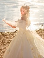 For My Princess Elegant Vintage Wedding One-piece