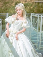 For My Princess Elegant Vintage Wedding One-piece