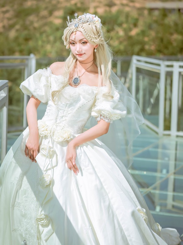 For My Princess Elegant Vintage Wedding One-piece For My Princess Elegant Vintage Wedding One-piece