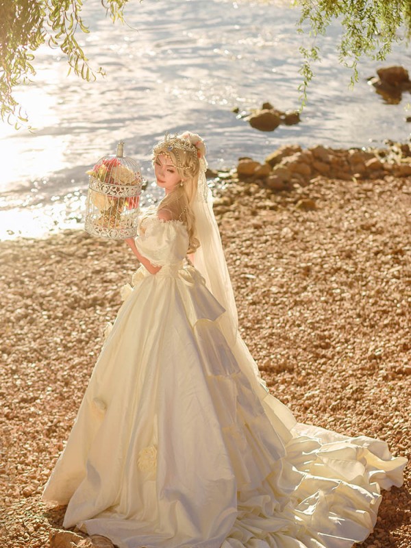 For My Princess Elegant Vintage Wedding One-piece For My Princess Elegant Vintage Wedding One-piece