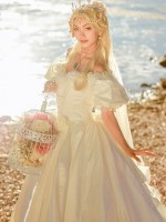 For My Princess Elegant Vintage Wedding One-piece