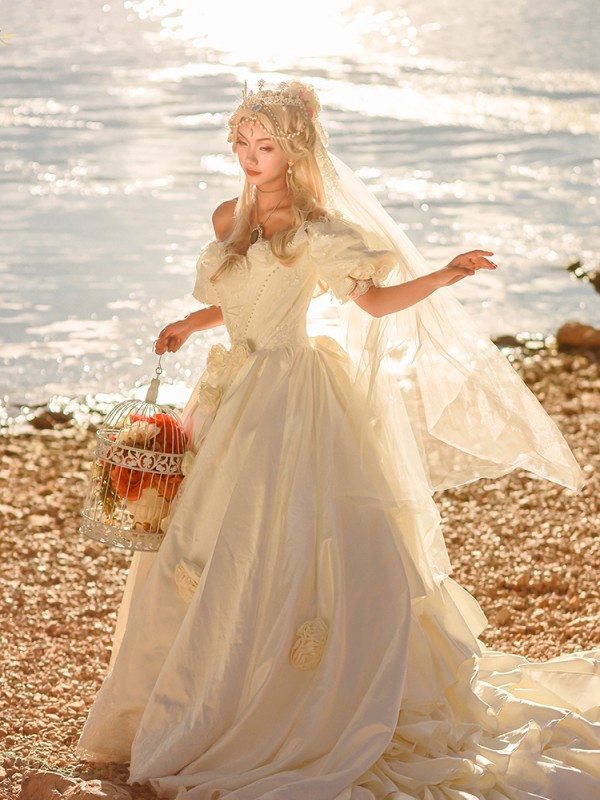 For My Princess Elegant Vintage Wedding One-piece For My Princess Elegant Vintage Wedding One-piece
