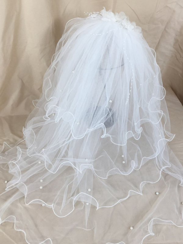 4 Layers Veil with Hair Comb 4 Layers Veil with Hair Comb