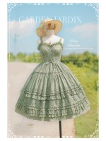 Dream Bouquet Sweet French Velvet Vintage Lolita JSK Dream Bouquet Sweet French Velvet Vintage Lolita JSK