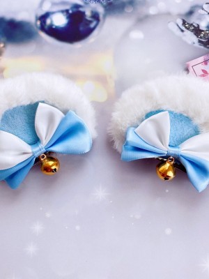 Furry Bear Ear Lolita Hair Clip