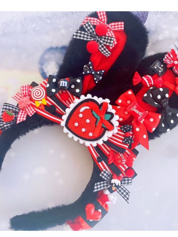 Furry Rabbit Ear Cute Lolita KC Furry Rabbit Ear Cute Lolita KC