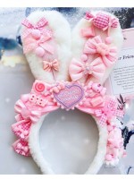 Furry Rabbit Ear Cute Lolita KC Furry Rabbit Ear Cute Lolita KC