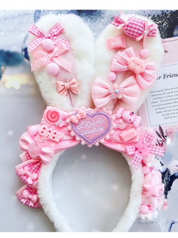 Furry Rabbit Ear Cute Lolita KC Furry Rabbit Ear Cute Lolita KC
