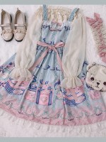 Gift Box High-waisted Jumperskirt Gift Box High-waisted Jumperskirt