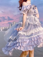 Glistening Froth Elegant Bride One-piece Glistening Froth Elegant Bride One-piece