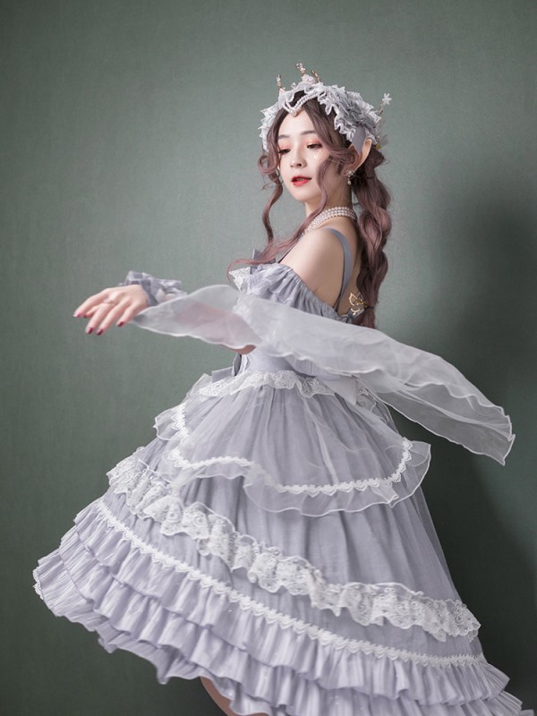 Glistening Froth Elegant Bride One-piece Glistening Froth Elegant Bride One-piece