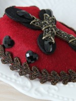 Gothic Cross Mini Top Hat