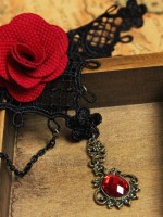 Gothic Red Rose Vintage Choker Gothic Red Rose Vintage Choker