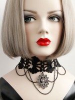Gothic Rose Pendant Choker Gothic Rose Pendant Choker
