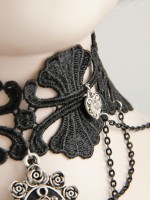 Gothic Rose Pendant Choker Gothic Rose Pendant Choker