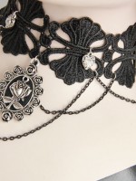 Gothic Rose Pendant Choker Gothic Rose Pendant Choker