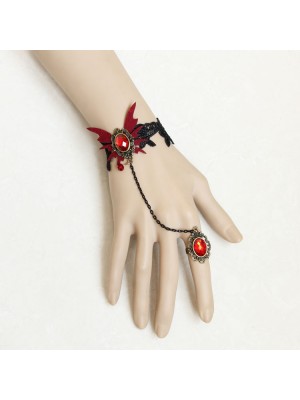 Gothic Vampire Butterfly Wrist Band