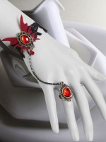 Gothic Vampire Butterfly Wrist Band Gothic Vampire Butterfly Wrist Band