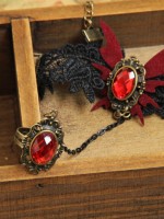 Gothic Vampire Butterfly Wrist Band Gothic Vampire Butterfly Wrist Band