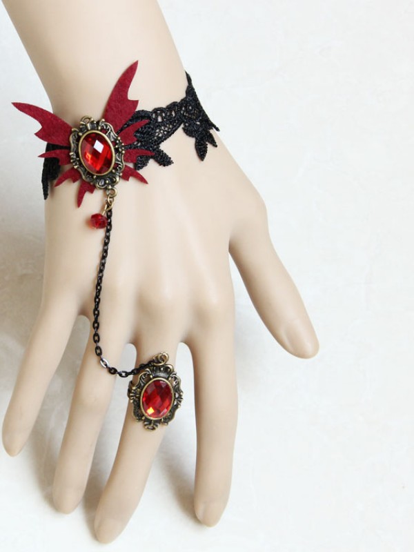 Gothic Vampire Butterfly Wrist Band Gothic Vampire Butterfly Wrist Band