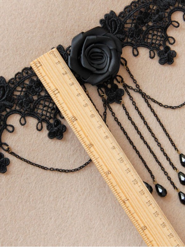 Gothic Vintage Black Lace Choker Gothic Vintage Black Lace Choker