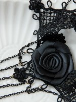 Gothic Vintage Black Lace Choker Gothic Vintage Black Lace Choker