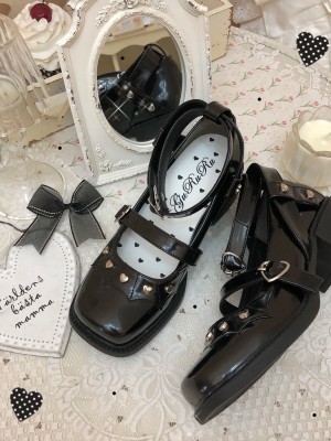 Gururu - Full Sugar Girl Rivet Lolita Shoes