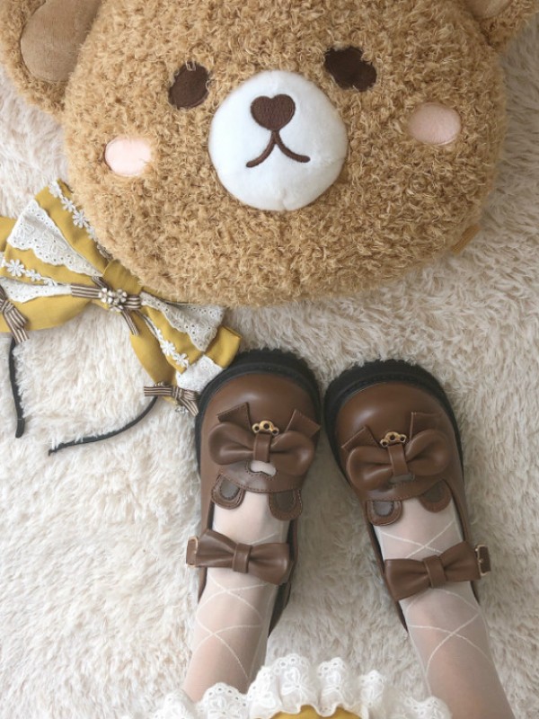 Gururu - Honey Bear Lolita Shoes Gururu - Honey Bear Lolita Shoes