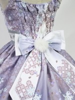Haunted Night Snow Woman Classic Lolita Jumperskirt